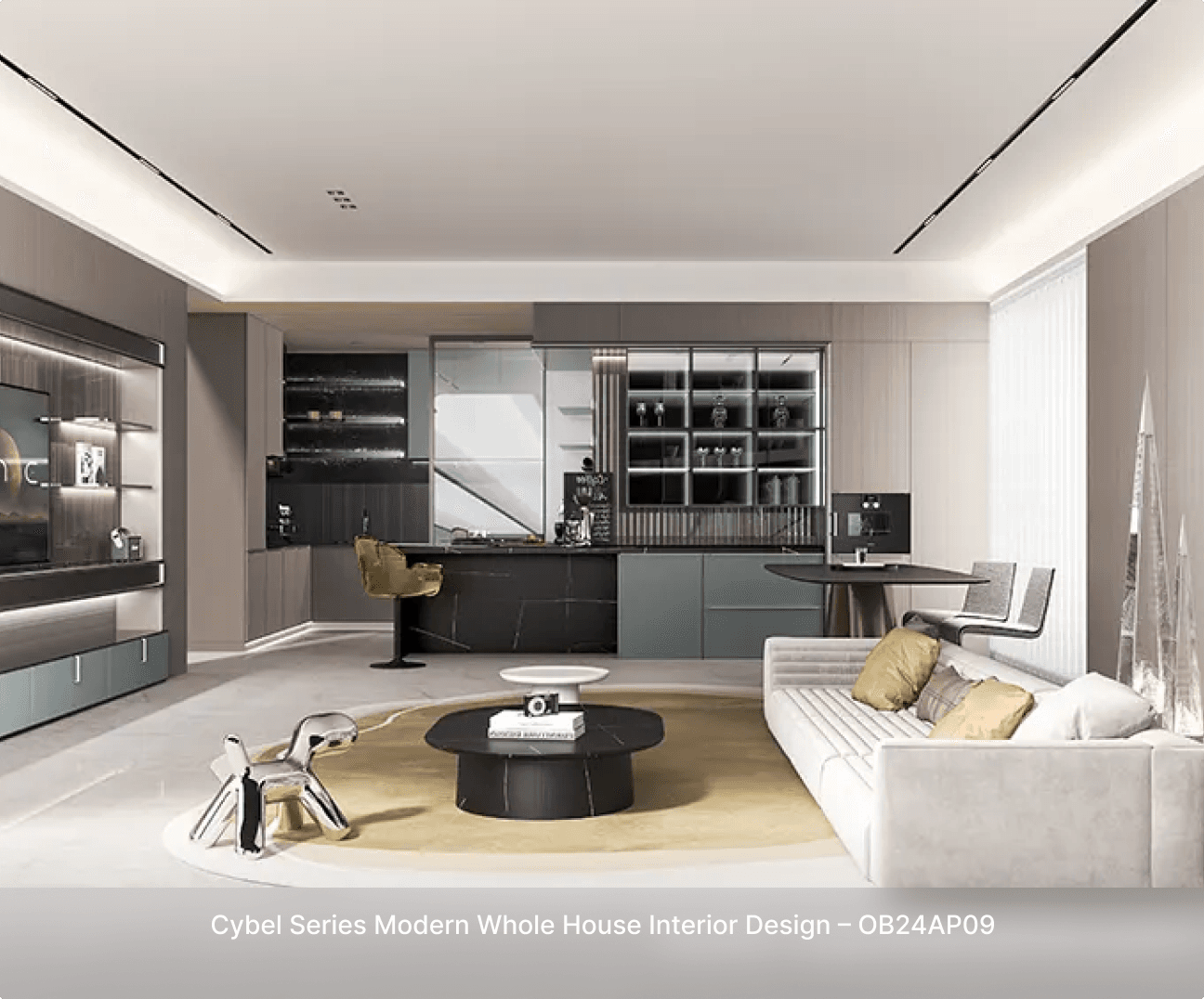 Cybel Series Modern Whole House Interior Design – OB24AP09